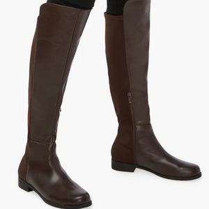 JustFab Tinsley Flat Boot | Coffee | 7.5